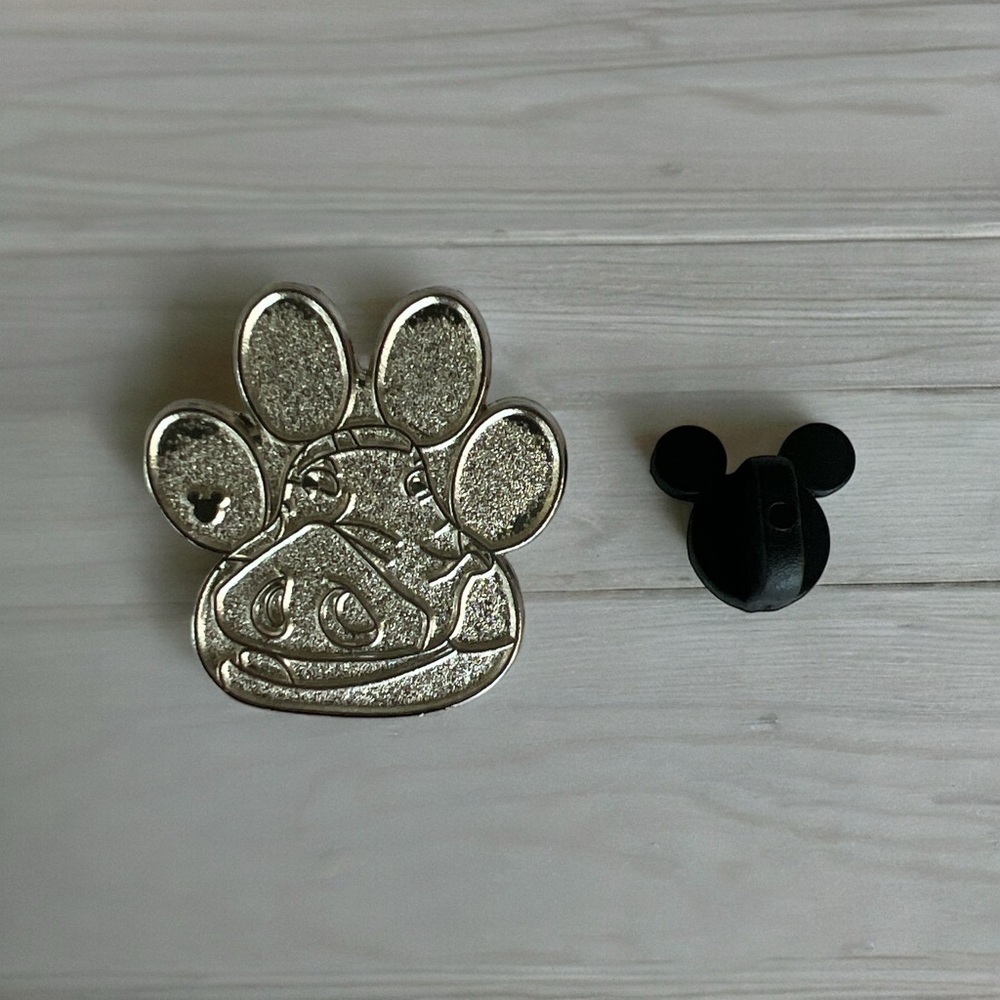PIN DISNEY 2016 WDW Hidden Mickey Lion King Pumba Silver Tone Paw Print